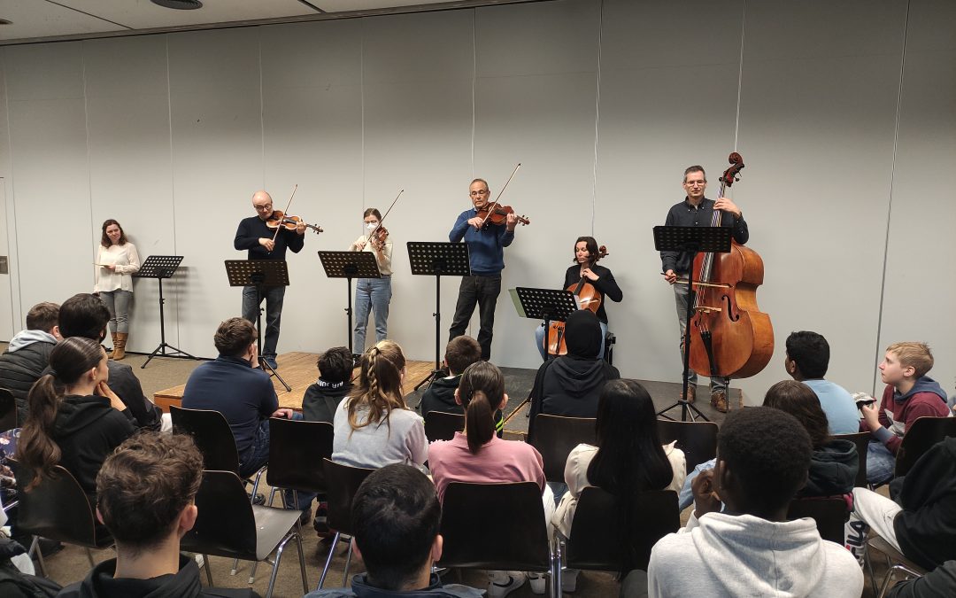 Schulkonzert mit der 7a, 10e und 10g